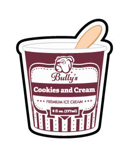 Bully's Premium Ice Cream Stickers