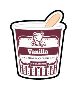 Bully's Premium Ice Cream Stickers