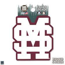 3" M over S Rugged Decal