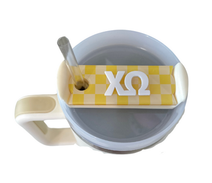 Sorority Tumbler Lid Tag