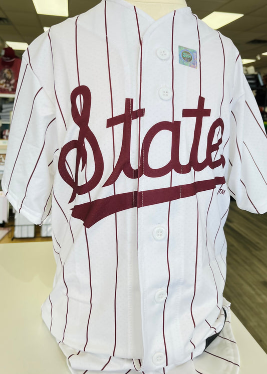 Youth State Script Pinstripe Jersey