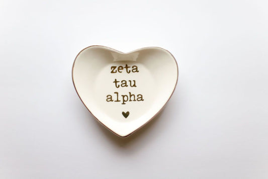 Sorority Heart Ring Dishes