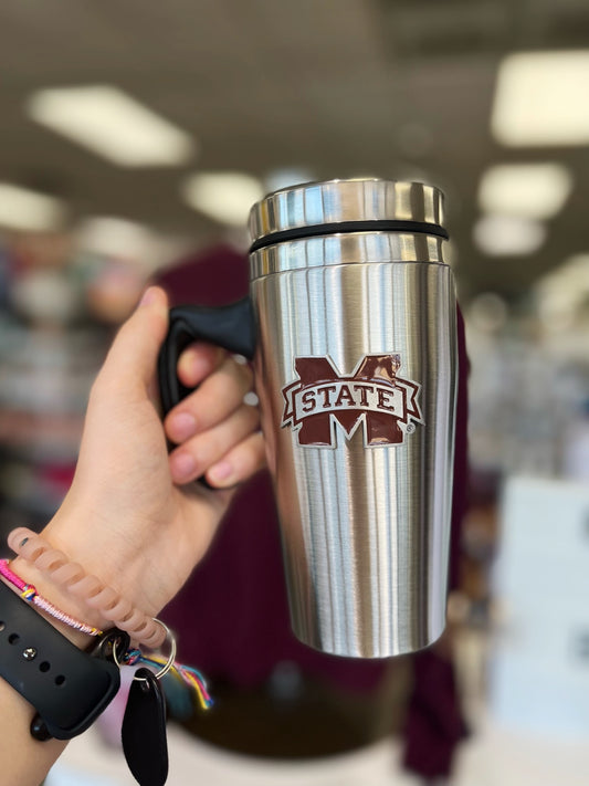 M Banner Travel Mug