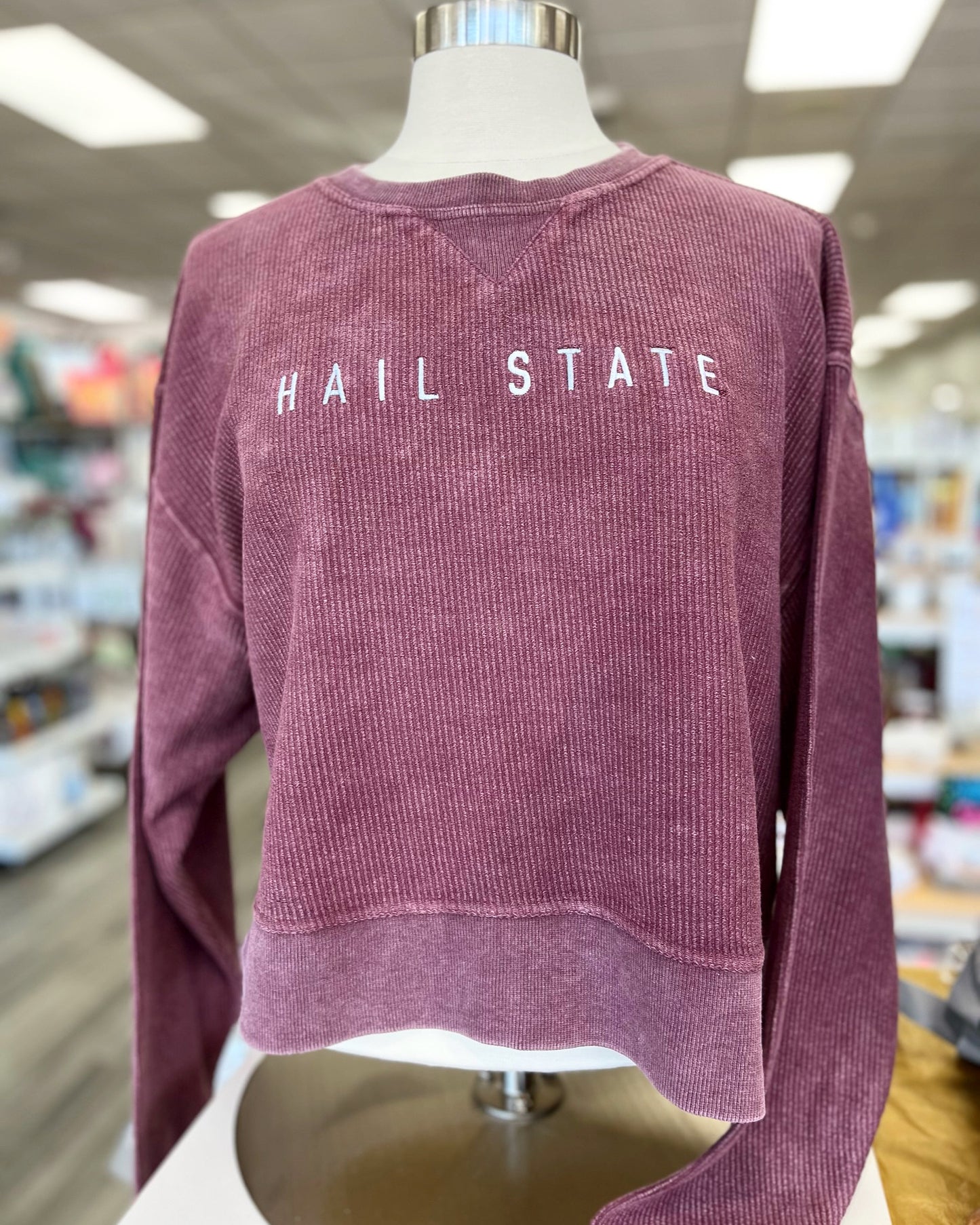 Hail State Corded Sweatshirt