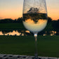 Starkville Map Stemmed Wine Glass