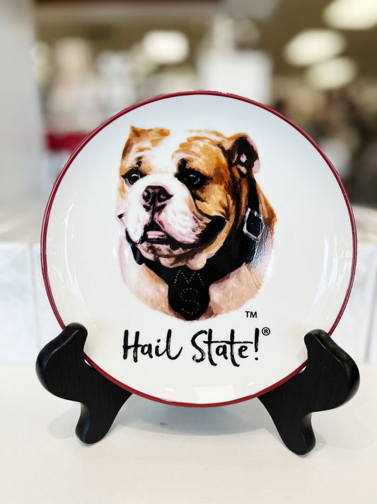 MSU Mascot Ceramic Trinket Tray