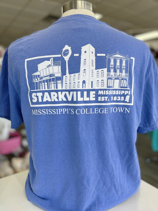 Mississippi's College Town Tee