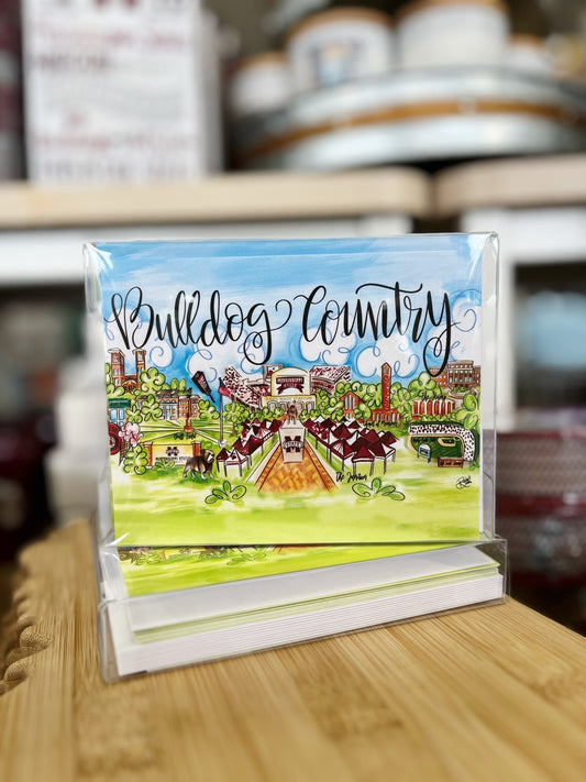 Bulldog Country Boxed Note Cards