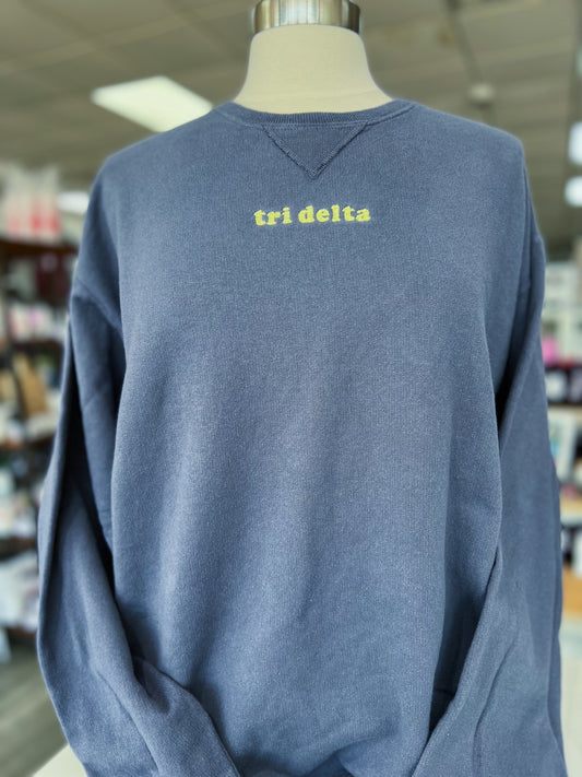 Tri Delta Minimalist Sweatshirt