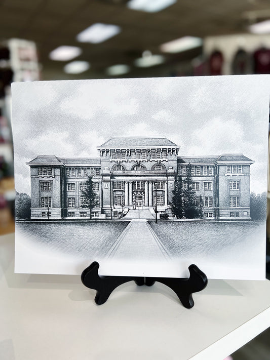 Mississippi State Campus 11x14 Print