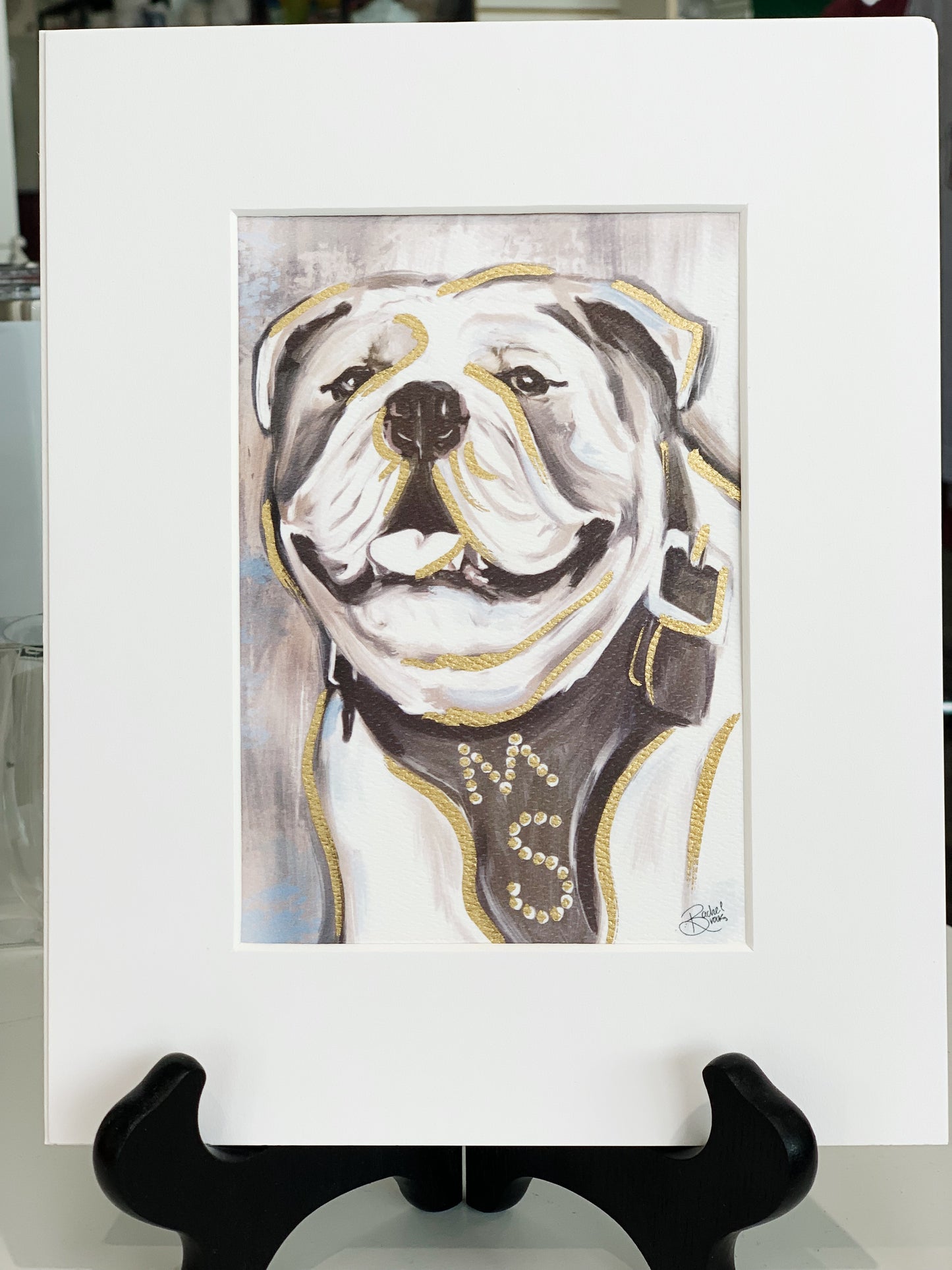 Gold Leaf Bully Print