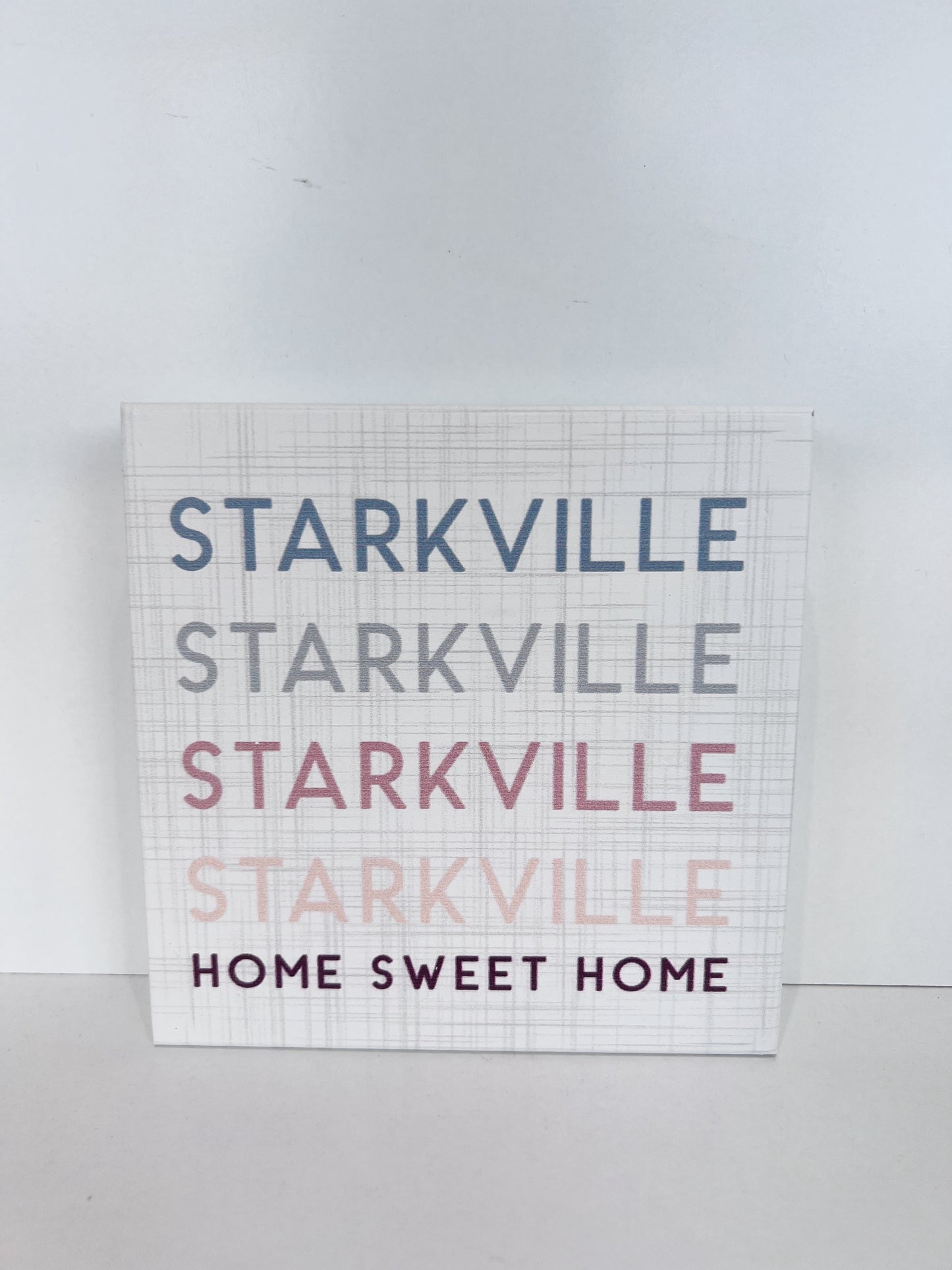 Starkville Multicolor Block : Home Sweet Home