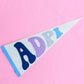 Sorority Rainbow Pennant Flags