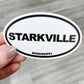 Oval Starkville Decal