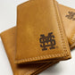 Tan Trifold M Over S Wallet