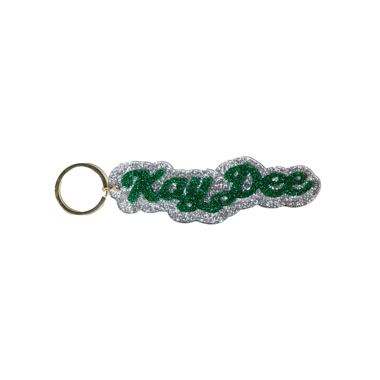 Sorority Vintage Glitter Keychains