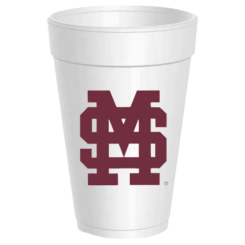 M Over S Styrofoam Cups