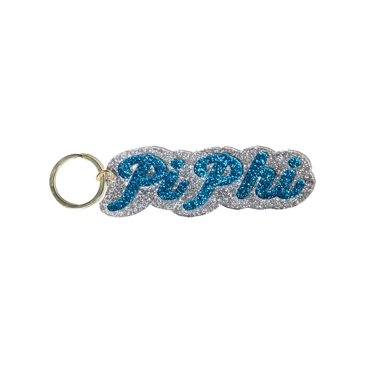 Sorority Vintage Glitter Keychains