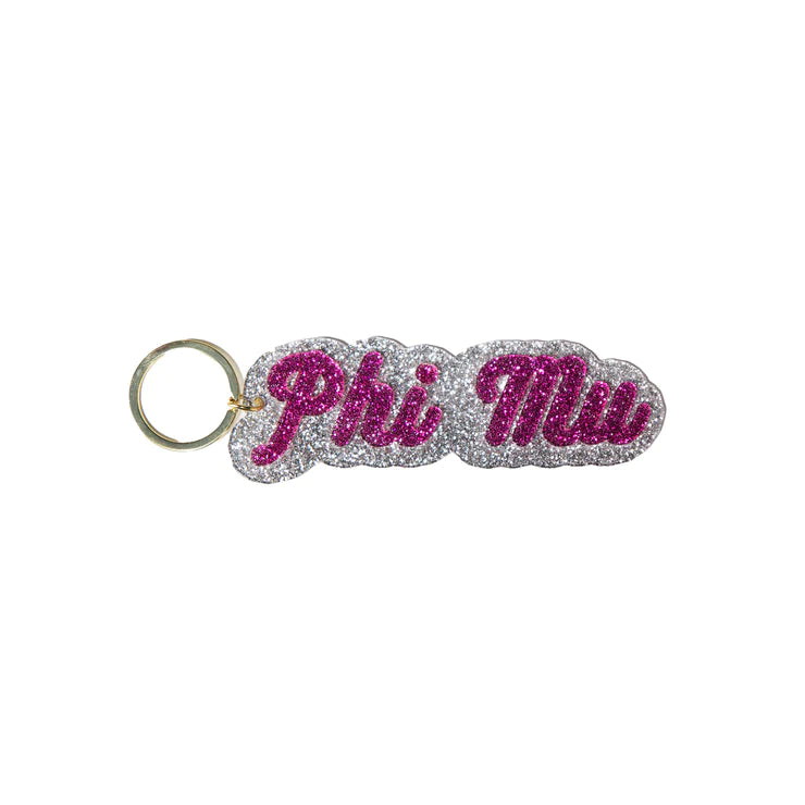 Sorority Vintage Glitter Keychains