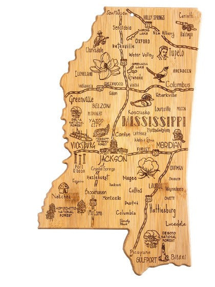 Mississippi Engraved Cutting Board