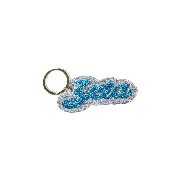 Sorority Vintage Glitter Keychains