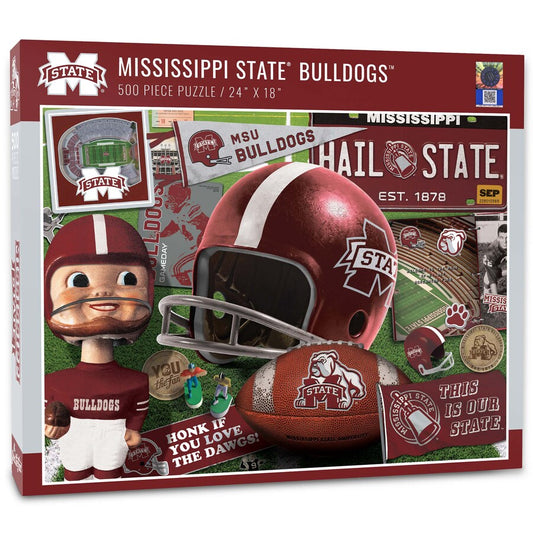 MSU Bulldogs Retro Series Puzzle