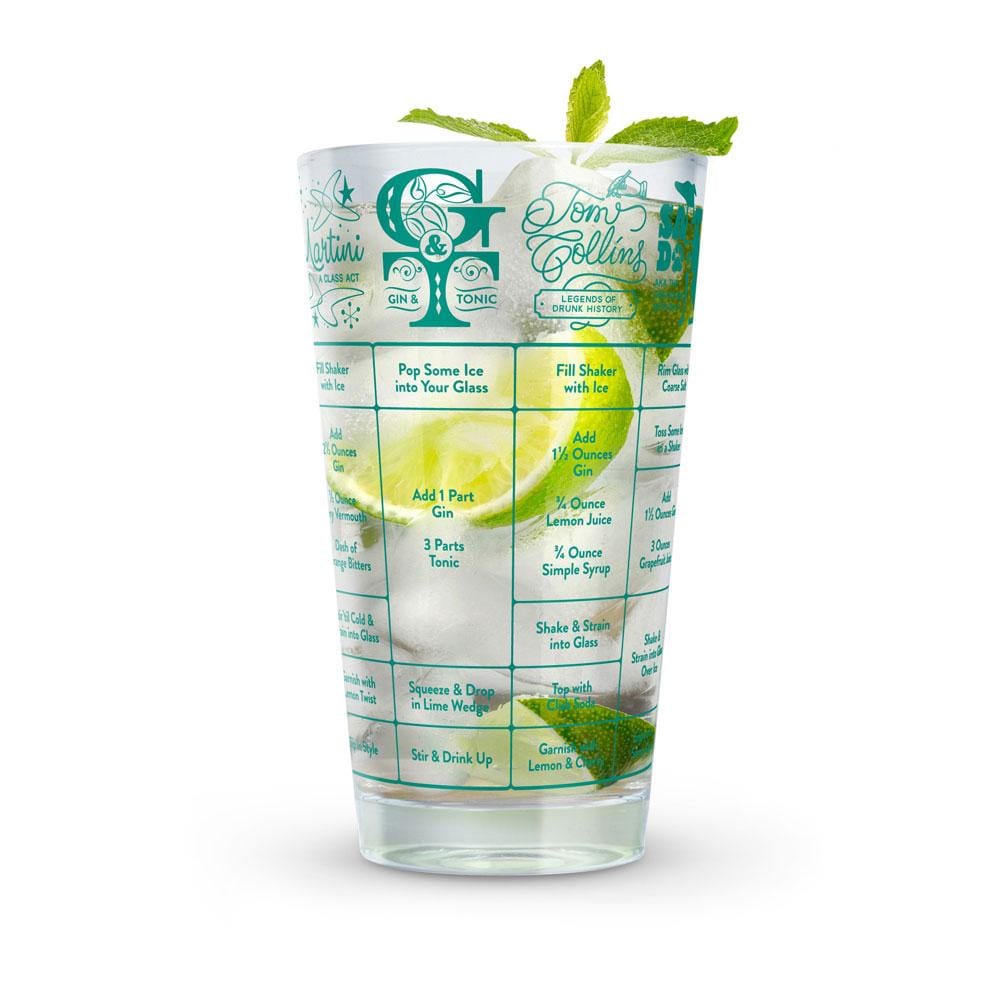 Gin Recipe Glass