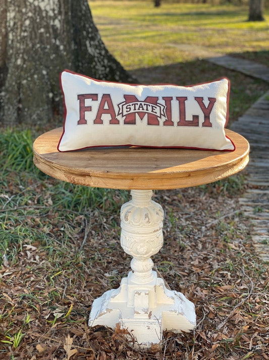 Mississippi State Family Pillow