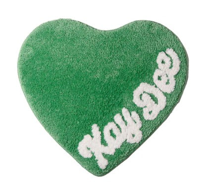 Sorority Heart Shaped Mini Rugs