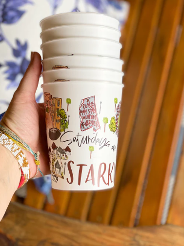 Starkville Collage Party Cups