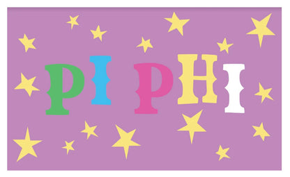 Sorority Oh My Stars Flags