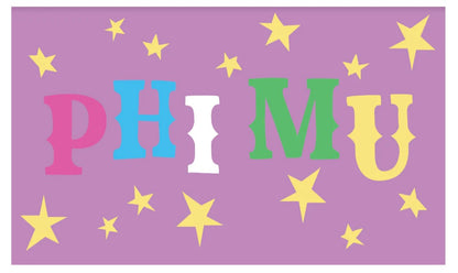 Sorority Oh My Stars Flags