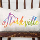 Starkville Watercolor Lumbar Pillow